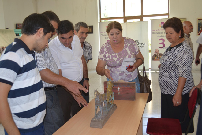 В Барде состоялось открытие выставки в рамках "Azerbaijan Art Festival - 2014" (ФОТО)