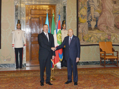 Состоялась встреча президентов Азербайджана и Италии (ФОТО)