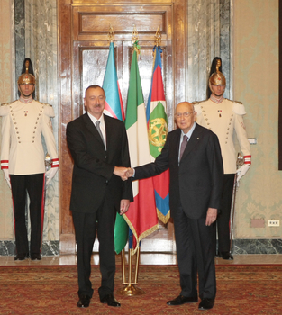 Состоялась встреча президентов Азербайджана и Италии (ФОТО)