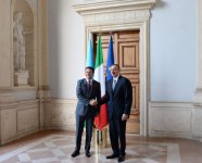 Президент Азербайджана встретился с премьер-министром Италии (ФОТО)