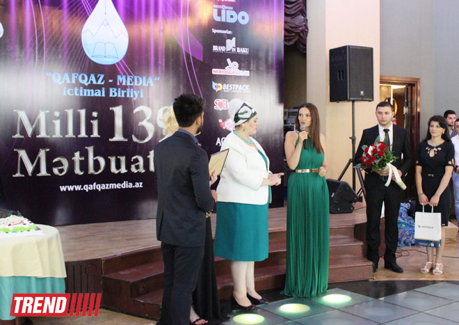 Корреспондент АМИ TREND назван "Журналистом года" в сфере культуры (ФОТО)