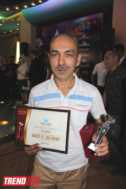 Корреспондент АМИ TREND назван "Журналистом года" в сфере культуры (ФОТО)