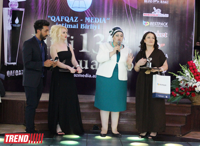 Корреспондент АМИ TREND назван "Журналистом года" в сфере культуры (ФОТО)