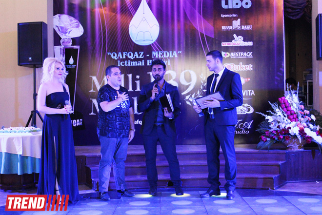 Корреспондент АМИ TREND назван "Журналистом года" в сфере культуры (ФОТО)