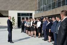 Президент Азербайджана принял участие в открытии Центра Гейдара Алиева в Хызы (ФОТО)
