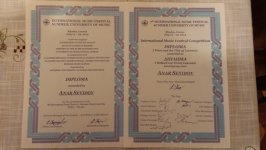 Анар и Джейла Сеидовы стали лауреатами международного фестиваля в Греции  (ФОТО)