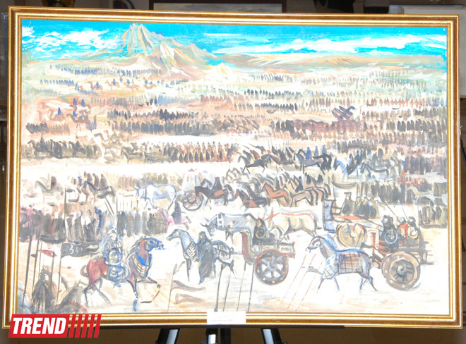 В Баку представлены эскизы декораций к азербайджанским фильмам (ФОТО)