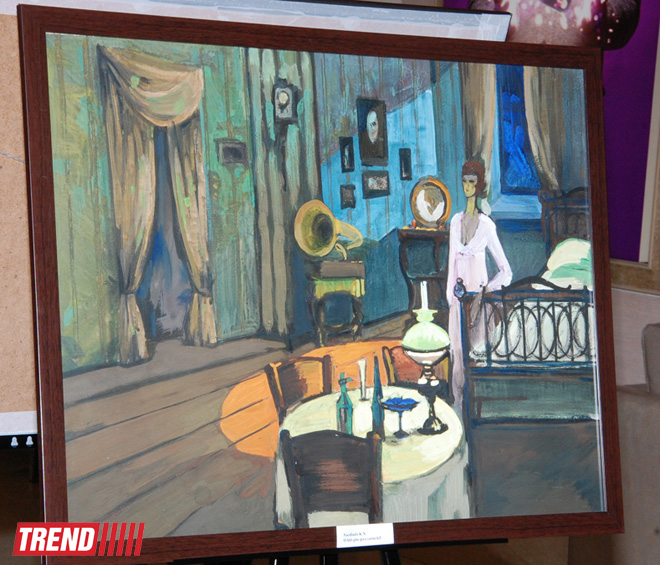 В Баку представлены эскизы декораций к азербайджанским фильмам (ФОТО)