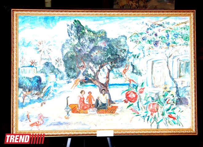 В Баку представлены эскизы декораций к азербайджанским фильмам (ФОТО)