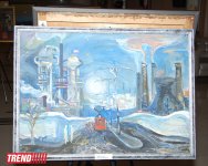 В Баку представлены эскизы декораций к азербайджанским фильмам (ФОТО)