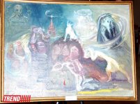 В Баку представлены эскизы декораций к азербайджанским фильмам (ФОТО)