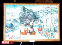 В Баку представлены эскизы декораций к азербайджанским фильмам (ФОТО)