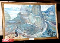 В Баку представлены эскизы декораций к азербайджанским фильмам (ФОТО)