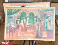 В Баку представлены эскизы декораций к азербайджанским фильмам (ФОТО)