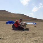 Паралимпиец Кямал Мамедов учится летать на параплане (ФОТО)