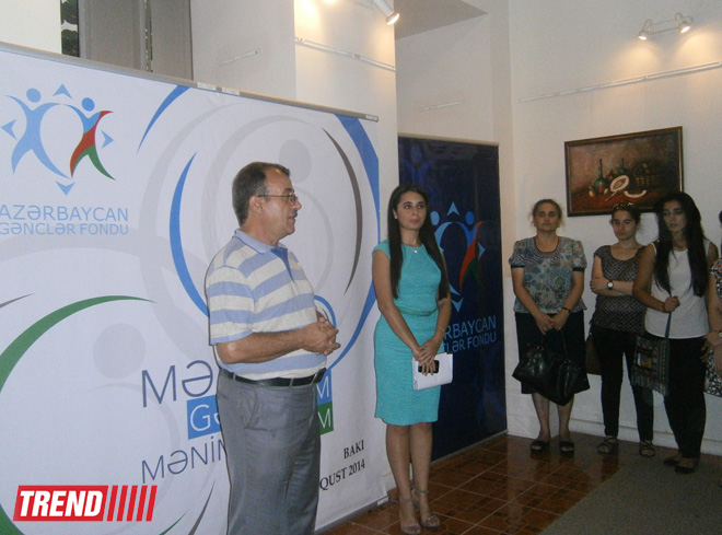 В Баку открылась художественная выставка проекта "Моя юность – мой мир" (ФОТО)