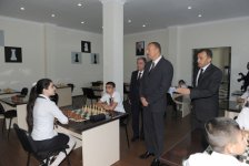 Президент Ильхам Алиев принял участие в открытии Шахматной школы в Бейлагане (ФОТО)