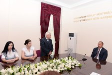 Президент Ильхам Алиев: Азербайджанская молодежь привязана к своей Родине, она вносит большой вклад в развитие страны (ФОТО)