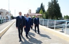 Президент Ильхам Алиев ознакомился с деятельностью Миль-Муганского гидроузла (ФОТО)