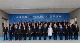 Президент Азербайджана выступил на саммите НАТО в Уэльсе (ФОТО)