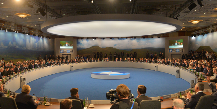 Президент Азербайджана выступил на саммите НАТО в Уэльсе (ФОТО)