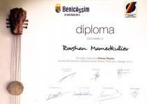 Гитарист из Азербайджана стал лауреатом первой премии Международного конкурса имени Франсиско Тарреги