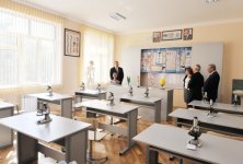 Президент Азербайджана ознакомился со зданием бакинской школы № 153 после капремонта и реконструкции  (ФОТО)