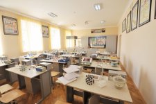 Президент Азербайджана ознакомился со зданием бакинской школы № 153 после капремонта и реконструкции  (ФОТО)