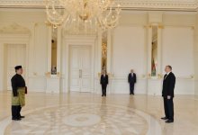 Президент Азербайджана принял верительные грамоты послов ряда стран  (ФОТО)