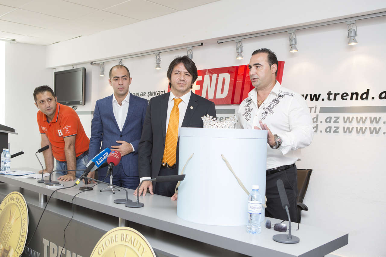 В Баку состоялась пресс-конференция, посвященная "Miss Globe İnternational"  с участием финалисток (ФОТО)