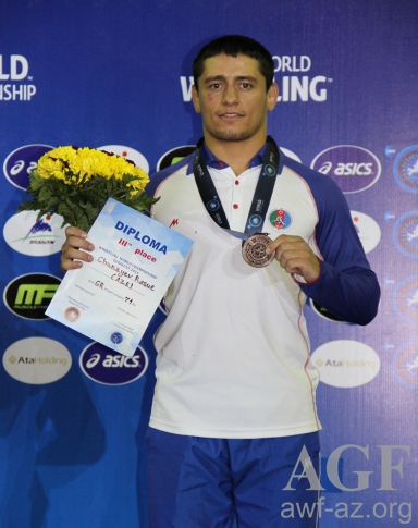 Азербайджанский борец победил армянина за 23 секунды (ФОТО)