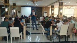 КИИ "Азербайджан" провел турнир по разновидности игры "Что? Где? Когда?" -  по "бескрылкам" (ФОТО)