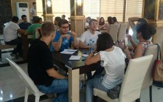 КИИ "Азербайджан" провел турнир по разновидности игры "Что? Где? Когда?" -  по "бескрылкам" (ФОТО)