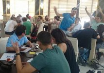 КИИ "Азербайджан" провел турнир по разновидности игры "Что? Где? Когда?" -  по "бескрылкам" (ФОТО)