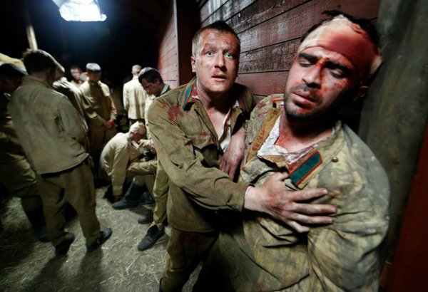 В Гяндже снимается фильм "Прерванные воспоминания" про защитника Брестской крепости (ФОТО)