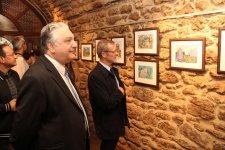 "Мой город – Баку" Исмаила Мамедова – старые улочки Ичери Шехер в графике (ФОТО)