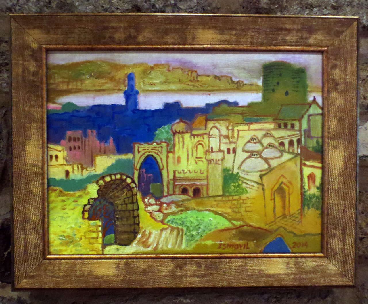 "Мой город – Баку" Исмаила Мамедова – старые улочки Ичери Шехер в графике (ФОТО)