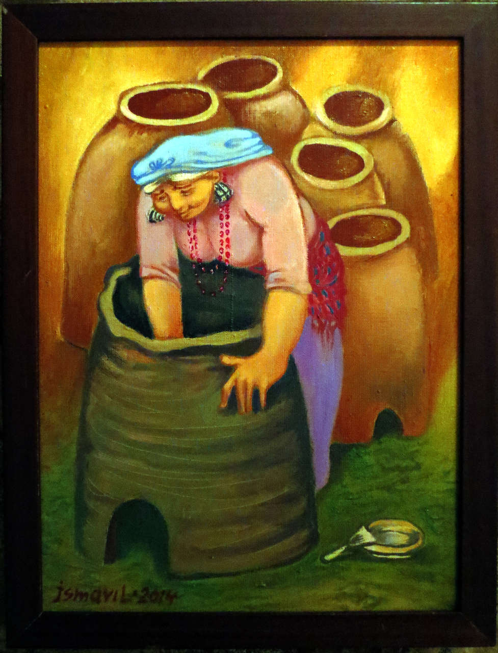 "Мой город – Баку" Исмаила Мамедова – старые улочки Ичери Шехер в графике (ФОТО)