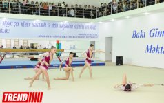 В Бакинской школе гимнастики состоялись гала-выступления (ФОТО)