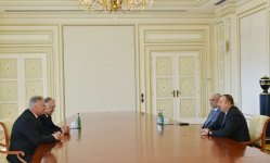Ильхам Алиев принял президента и генсека Всеобщей конфедерации профсоюзов