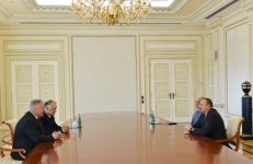 Ильхам Алиев принял президента и генсека Всеобщей конфедерации профсоюзов