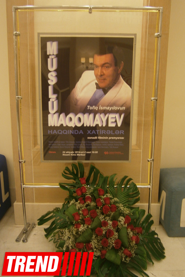 В Баку состоялась премьера фильма "Воспоминание о Муслиме Магомаеве" (ФОТО)