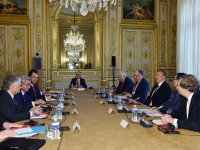 В Париже состоялась встреча президентов Азербайджана и Армении  (ФОТО)