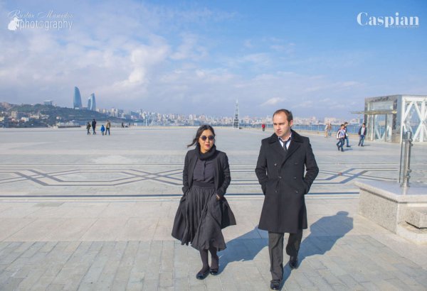 Севара Назархан выразила восхищение Площадью Государственного флага в Баку (ФОТО)