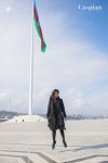 Севара Назархан выразила восхищение Площадью Государственного флага в Баку (ФОТО)