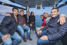 Севара Назархан выразила восхищение Площадью Государственного флага в Баку (ФОТО)