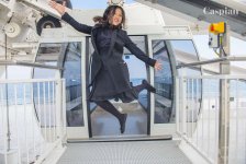 Севара Назархан выразила восхищение Площадью Государственного флага в Баку (ФОТО)