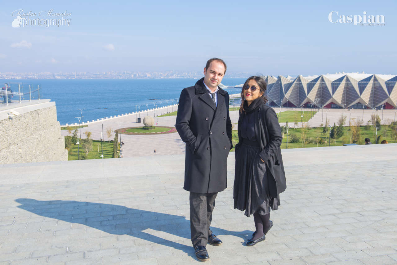 Севара Назархан выразила восхищение Площадью Государственного флага в Баку (ФОТО)