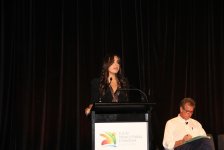 Вице-президент Фонда Гейдара Алиева Лейла Алиева выступила на пленарной сессии Всемирного конгресса парков (ФОТО)