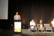 Вице-президент Фонда Гейдара Алиева Лейла Алиева выступила на пленарной сессии Всемирного конгресса парков (ФОТО)